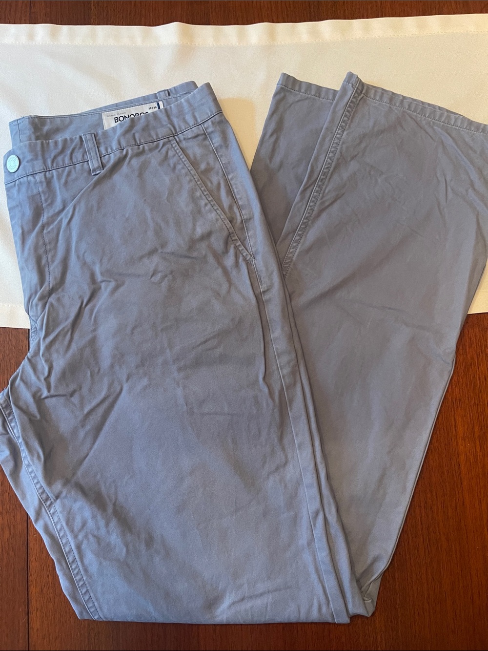 Bonobos Light Gray Cotton Chinos